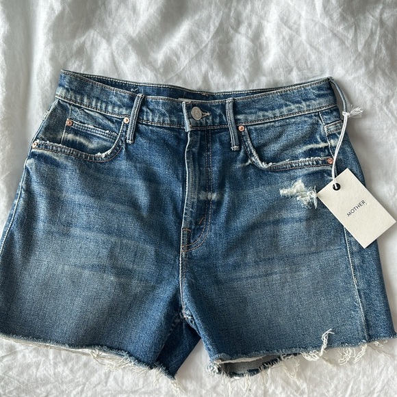 MOTHER the dutchie high waisted shorts - Picture 11 of 11